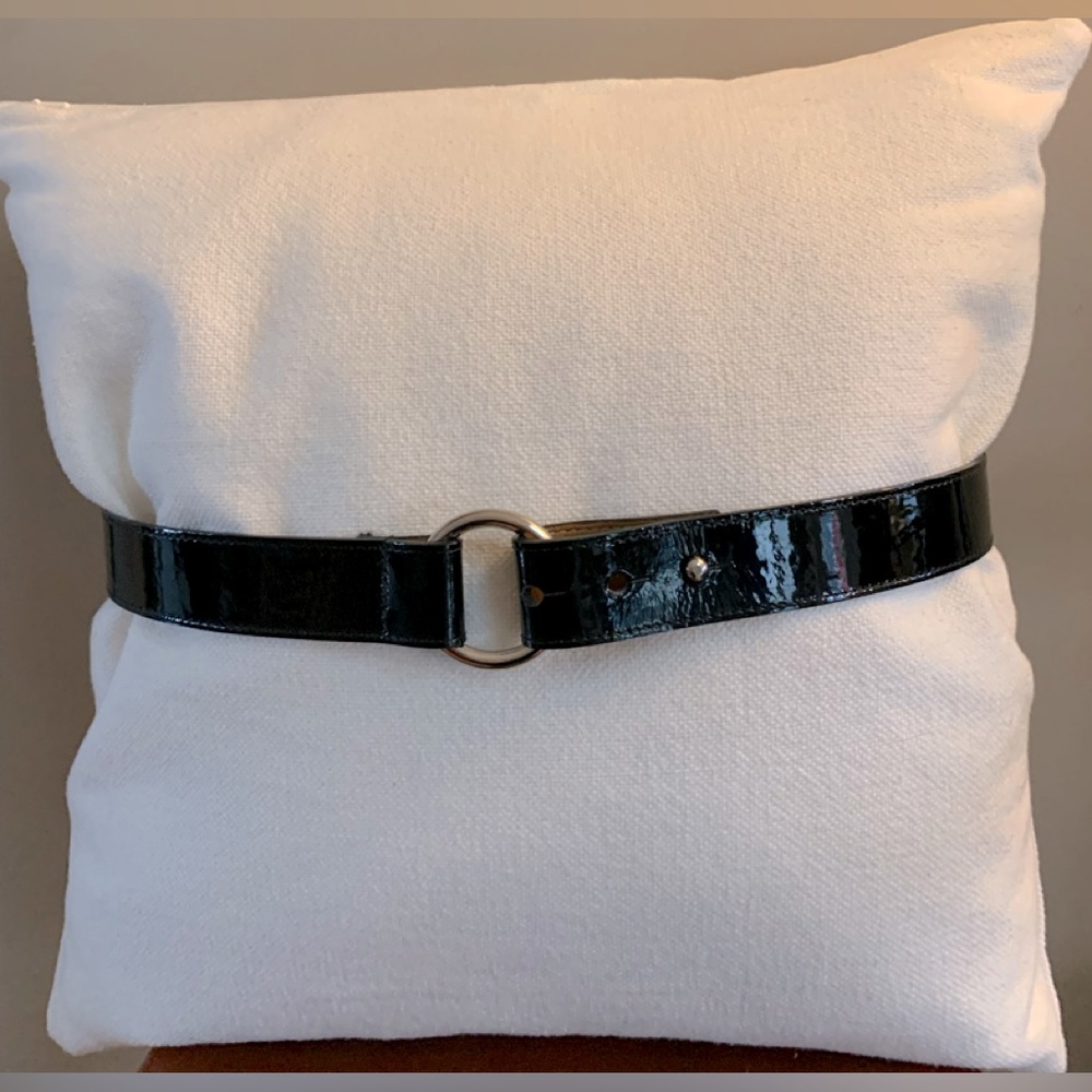 SZ 32 Vintage 100% Patent Leather Les Creations Elite Belt